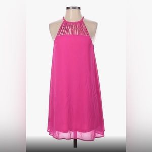 KLD signature hot pink dress